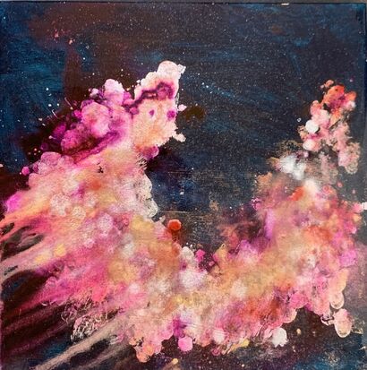 Pink Omega - a Paint Artowrk by Corine Gholam Fawaz